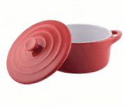 SPIRAL CASSEROLE W/LID MEDIUM