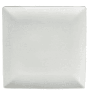 FLAT SQUARE PLATTER 18 CM